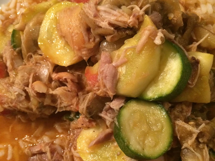 Recipe Crockpot CURRY CHICKEN WITH EGGPLANT AND SUMMER SQUASH the Perfect Really delicious