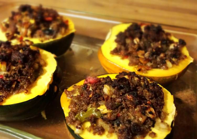 Simple Way to Prepare Ultimate Maple Sausage Stuffed Acorn Squash