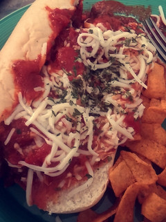 A picture of Meatball sub.