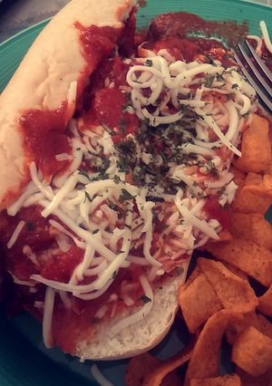 A picture of Meatball sub.