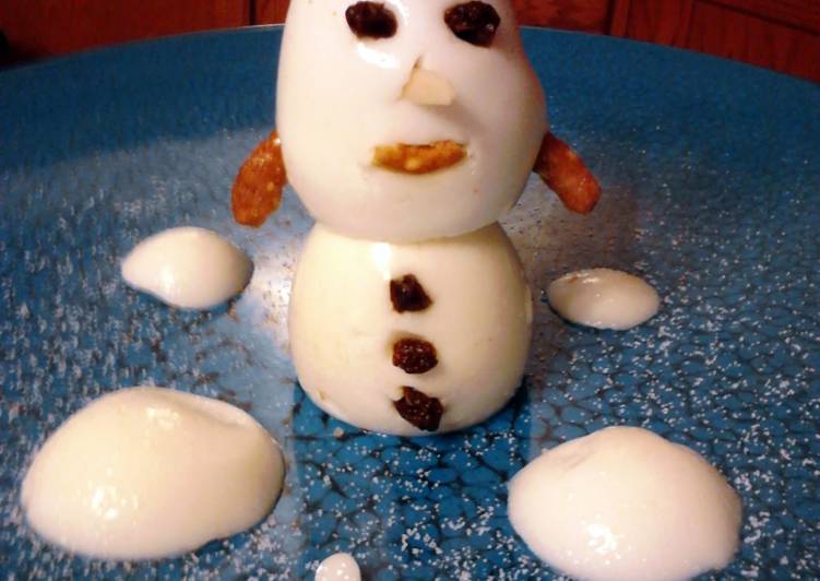 Hard Boiled Egg Snowman * Christmas *