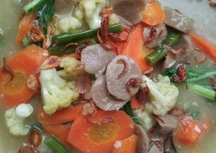 Resep Capcay  kuah  oleh Zahfira s cookery Cookpad