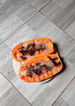 Foto resep Puding mangkok pepaya
