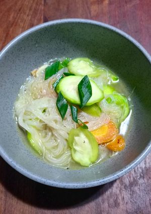 Foto resep Soun Kuah oyong wortel