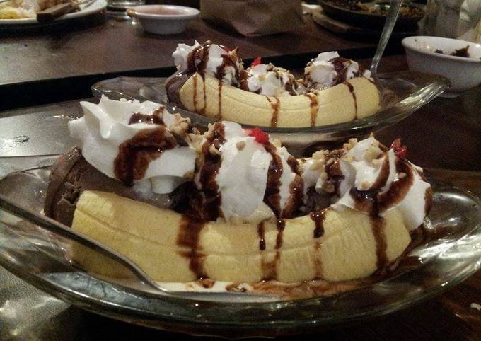 Recipe of Ultimate AMIEs BANANA SPLIT for Lunch Food