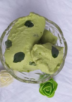 A picture of Moringa icecream.