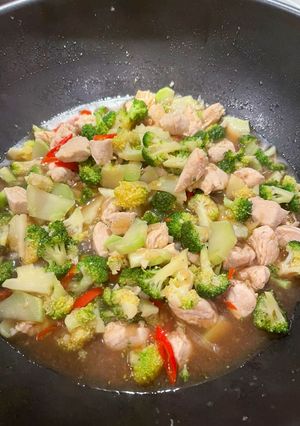 Foto resep Ayam brokoli saus tiram