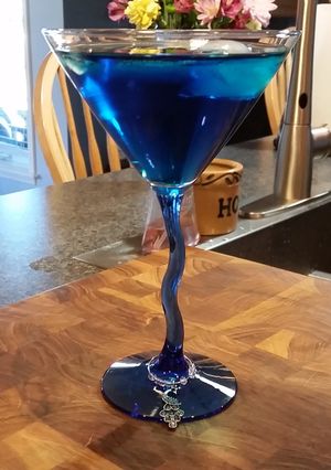 A picture of Caribbean blue.