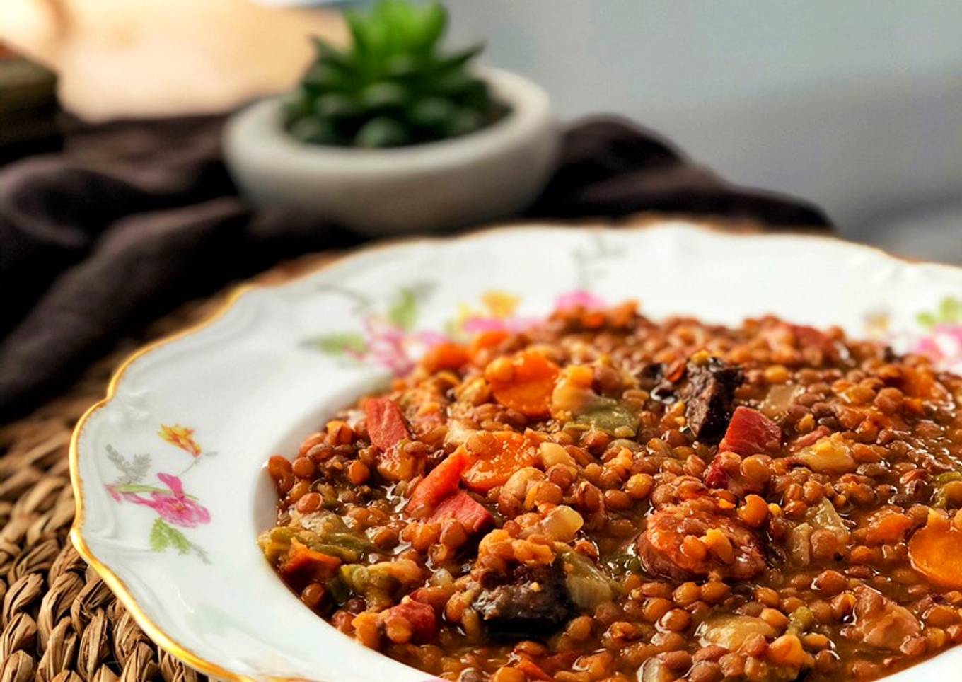 Lentejas de la abuela en olla FussionCook FC7 Smart