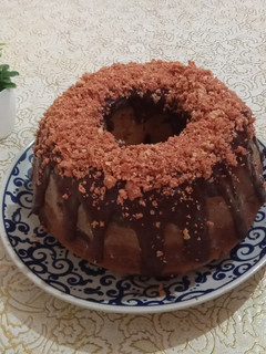 صورة لوصفة كيك يومي رخامي اقتصادي 😋