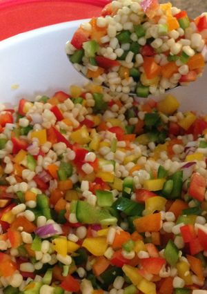 A picture of Bean, White Corn And Pepper Salsa.