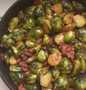 Recipe Spicy Brussels Sprouts with Garlic and Bacon which Delicious