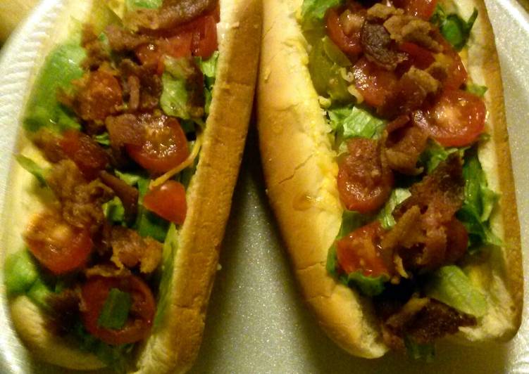 Steps to Make Perfect BLT Dogs