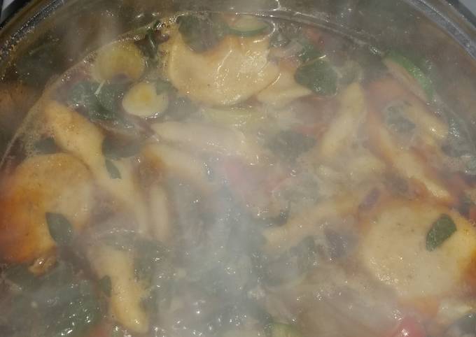 Recipe of Quick Chicken &amp; dumpling soup