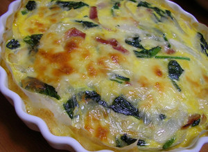 A picture of An Easy Quiche Using Spring Roll Wrappers.
