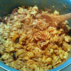 A picture of One Pot Pasta Dish.