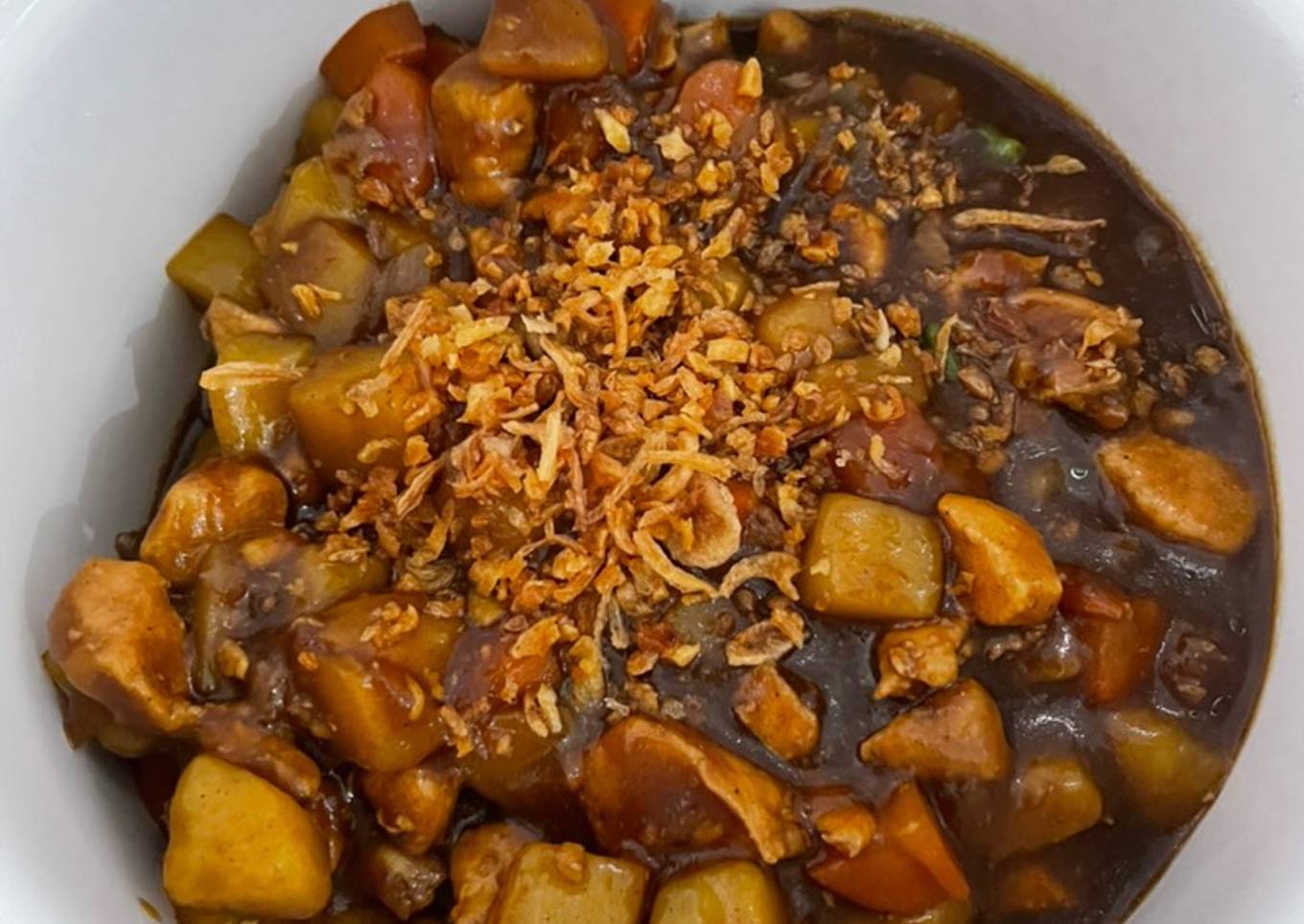 Ayam kecap lada