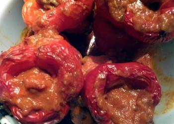 How to Cook Delicious Pinkys Quinoa Stuffed Bell Peppers