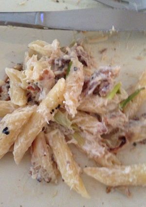 A picture of Mackerel Pasta Bake.