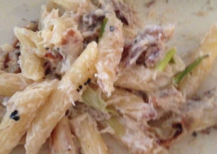 Simple Way to Prepare Super Quick Homemade Mackerel Pasta Bake