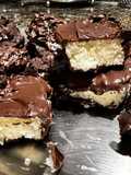 Barritas de coco y chocolate