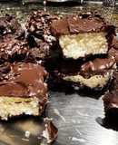 Barritas de coco y chocolate