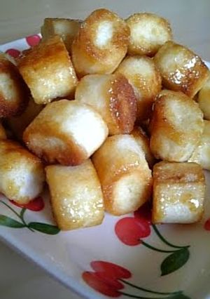 A picture of Easy Snack Made in 5 Minutes! Caramel Rusks with Dried Wheat Gluten.