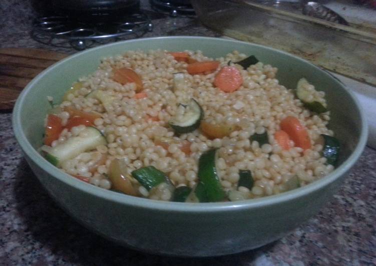 homemade Spicy Couscous with veggies recipes | how to cook Spicy Couscous with veggies