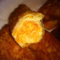 Easy Buffalo chicken Eggrolls A picture of Easy Buffalo chicken Eggrolls.