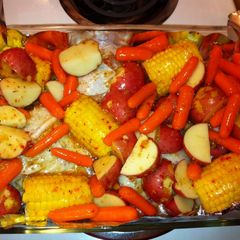 A picture of Hobo Dinner.