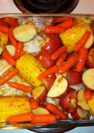 A picture of Hobo Dinner.