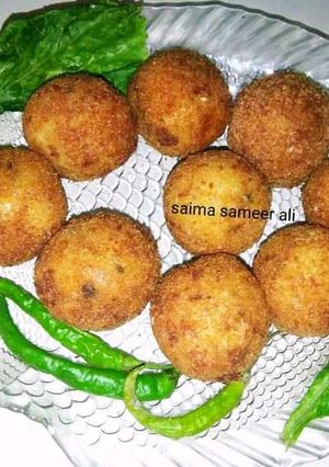 A picture of Potato cheese balls.