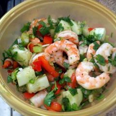 A picture of Ray's' Shrimp Botana.