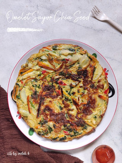 Foto resep Omelet Sayur Chia Seed
