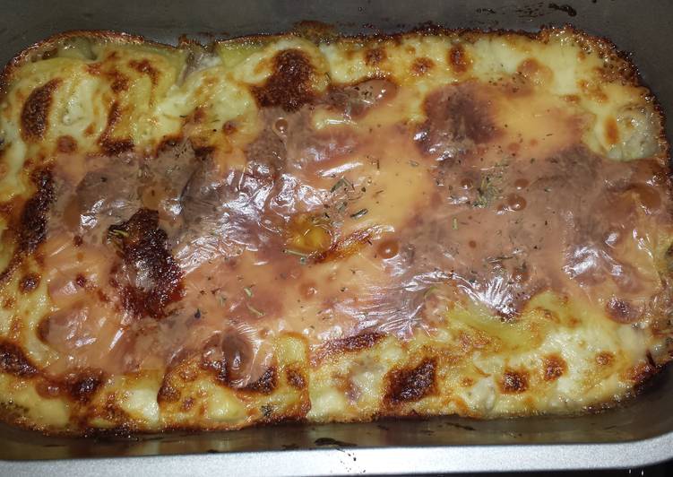 Steps to Make Any-night-of-the-week EASY YUMMY POTATO GRATIN