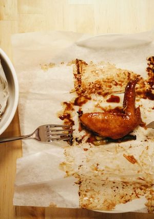 A picture of Sir's Paper Chicken.