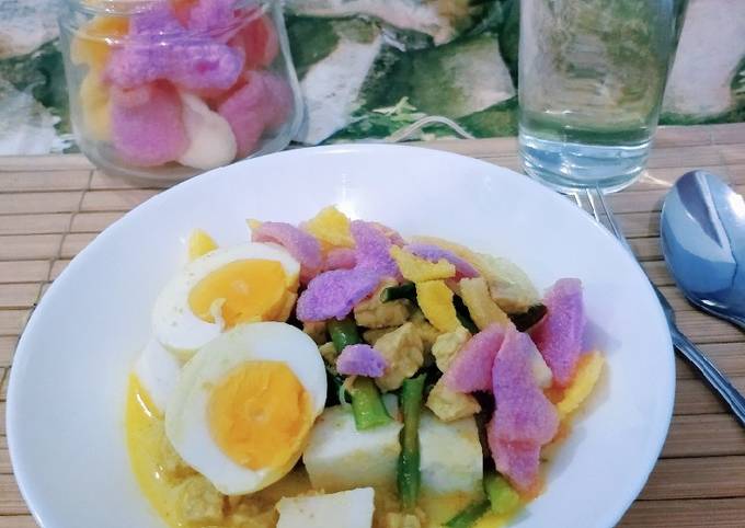 Lontong Sayur Kacang Panjang