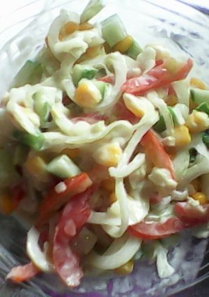 Foto resep Salad darurat.