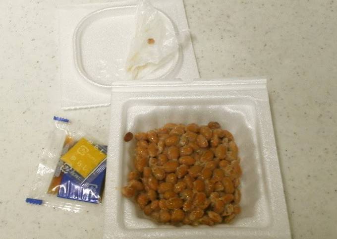 An Elegant Trick to Remove the Cellophane from the Natto