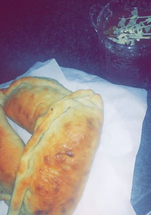 صورة لوصفة اقراص باللحمه والبصل 😋⁦❤️⁩