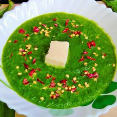 A picture of Creamy Spinach Soup - Palak Soup Recipe - Best Soup For Winter.