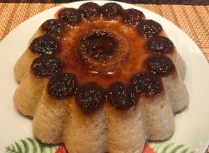 Foto principal de Flan de galletas spéculoos al microondas