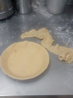 A picture of Savory pie dough.