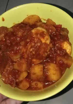 Foto resep Bali telur+kentang