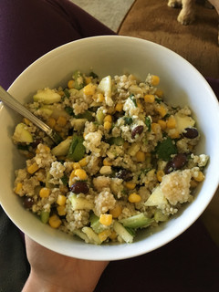 A picture of Black Bean Couscous Salad.