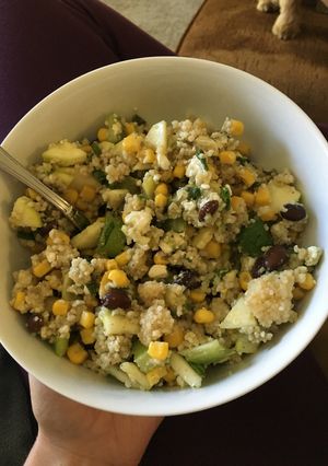 A picture of Black Bean Couscous Salad.