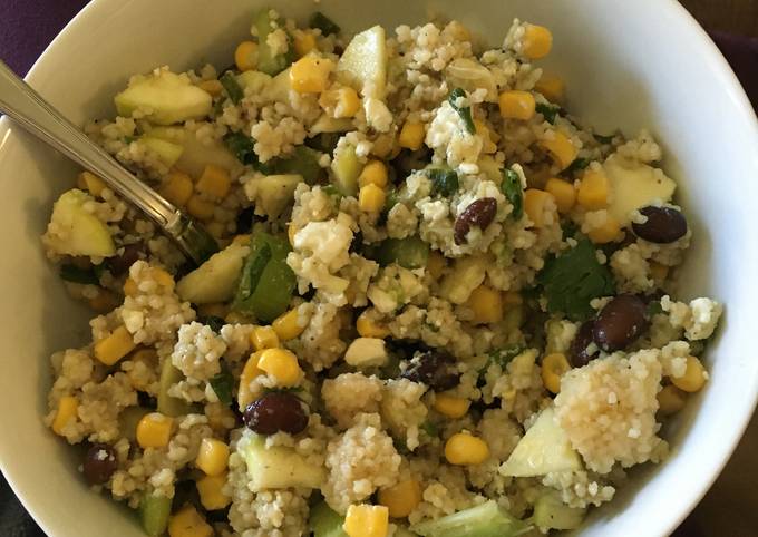 Simple Way to Make Any-night-of-the-week Black Bean Couscous Salad
