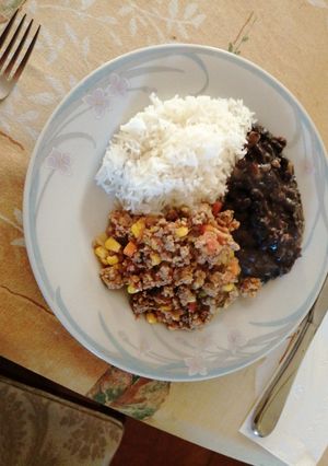 Una foto de Picadillo con verduritas