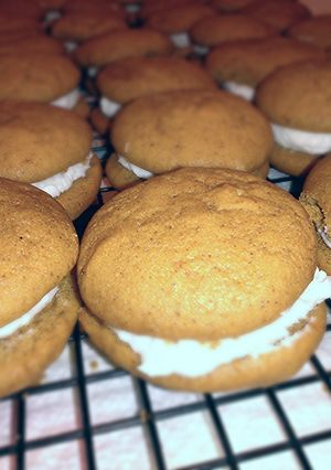 A picture of "PUMPKIN WHOOPIE PIES".