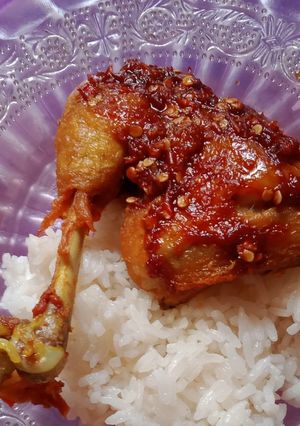 Foto resep Ayam Penyet Pedes Manis